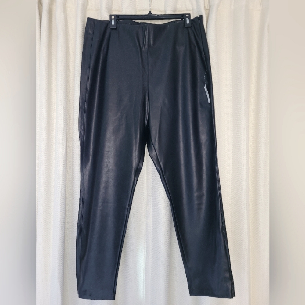 Old Navy Black Pleather Pants